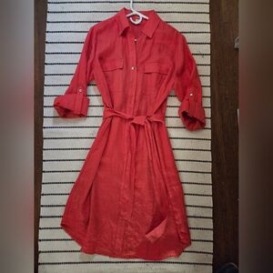 Magaschoni Red Midi Dress